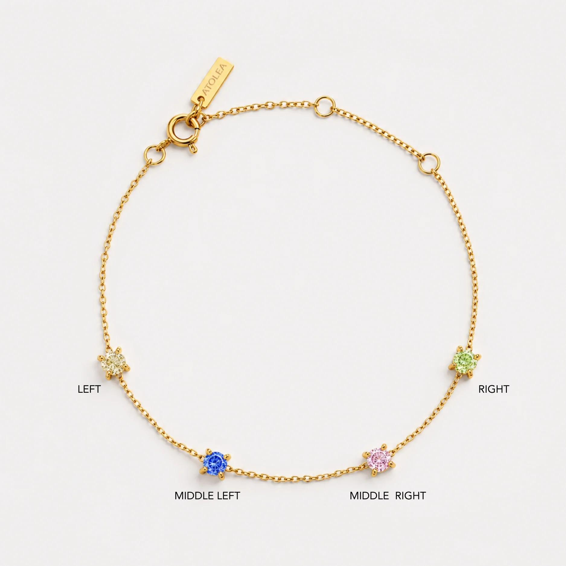 Custom Birthstone Bracelet - Image 6