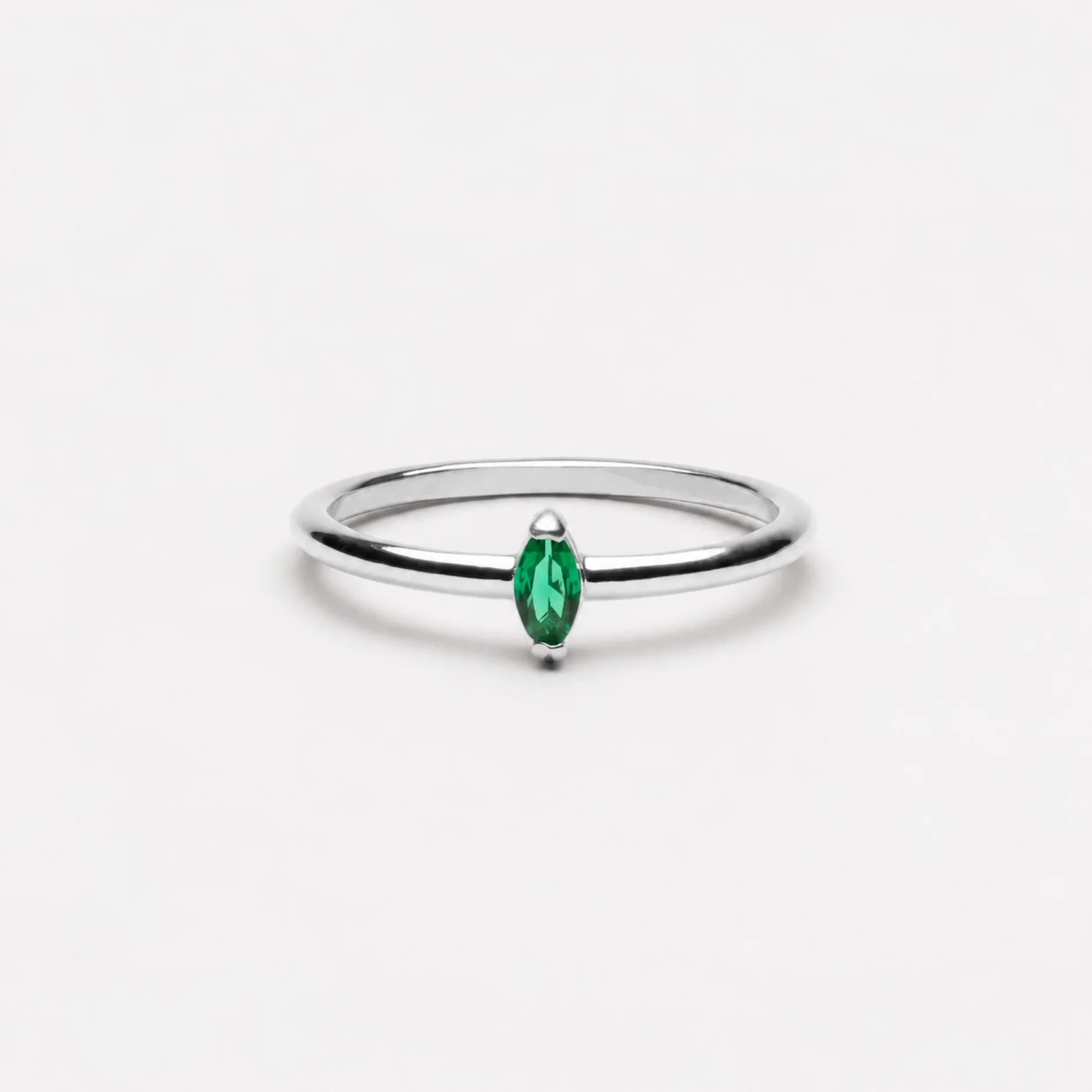 Dainty Emerald Ring - Image 7