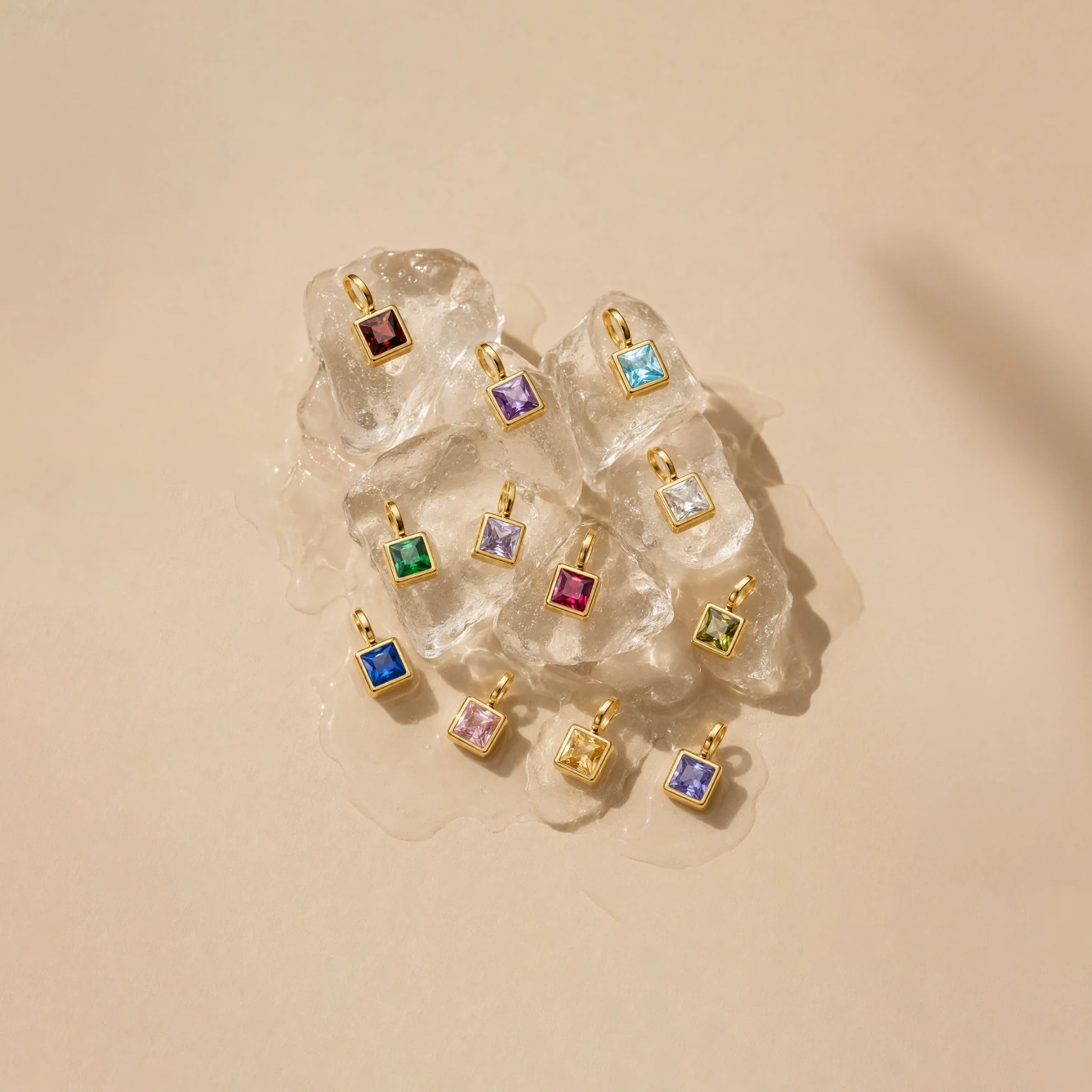 Paperclip Birthstone Necklace - Image 12
